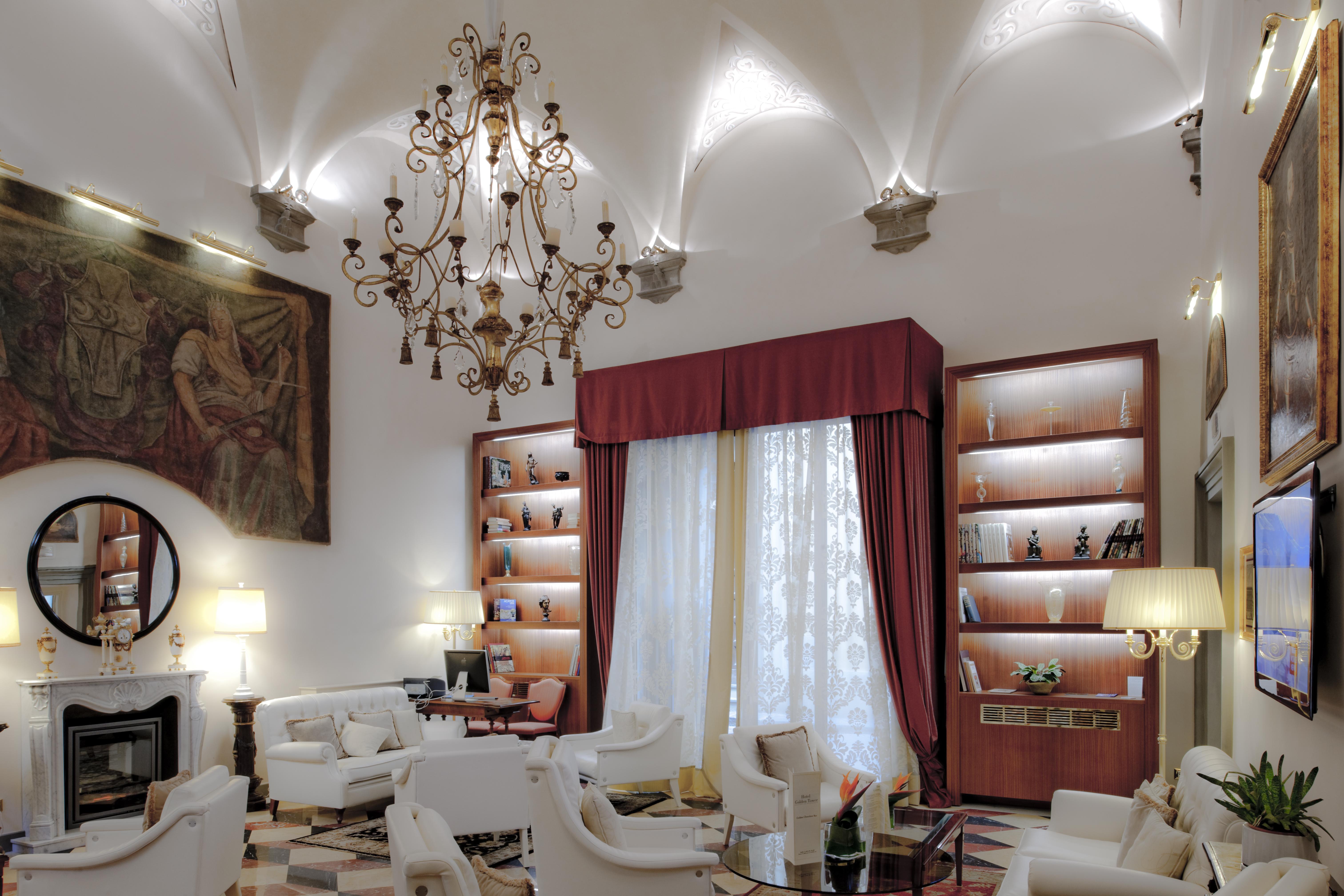 Golden Tower Hotel & Spa Firenze Bagian luar foto The living room