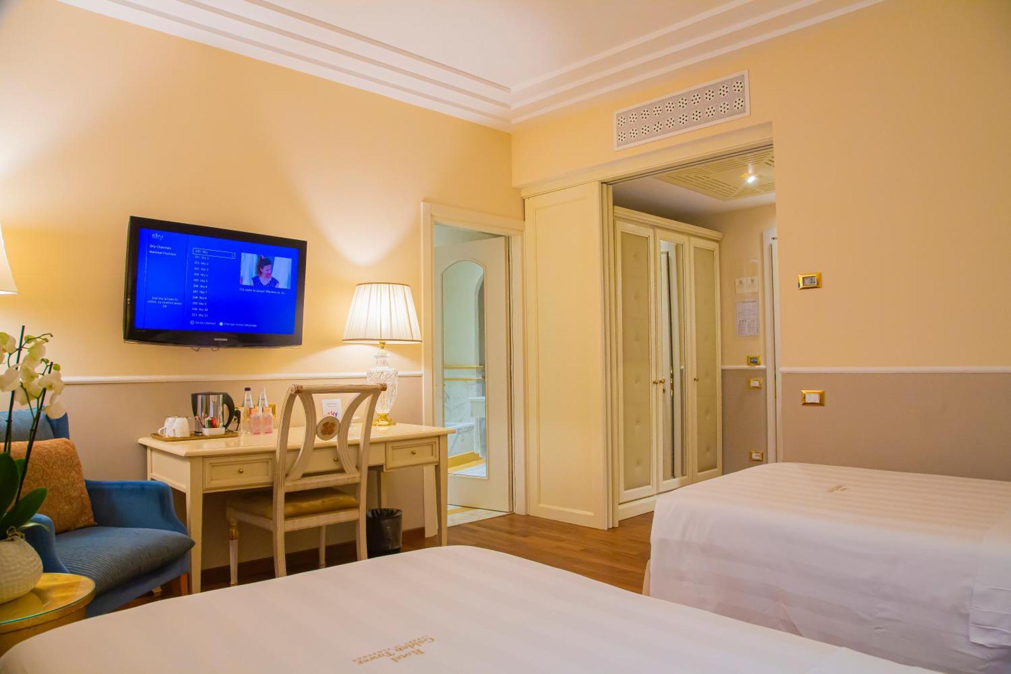 Golden Tower Hotel & Spa Firenze Bagian luar foto Deluxe Room