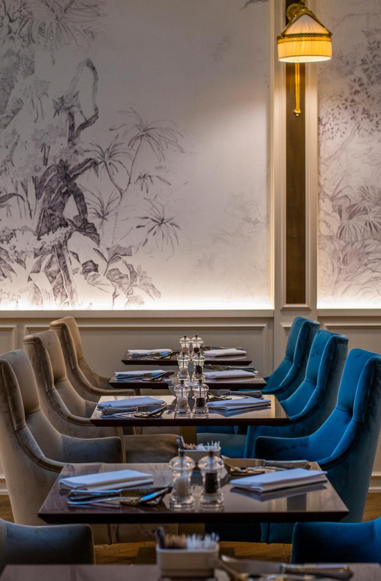 Golden Tower Hotel & Spa Firenze Bagian luar foto Interior of the restaurant