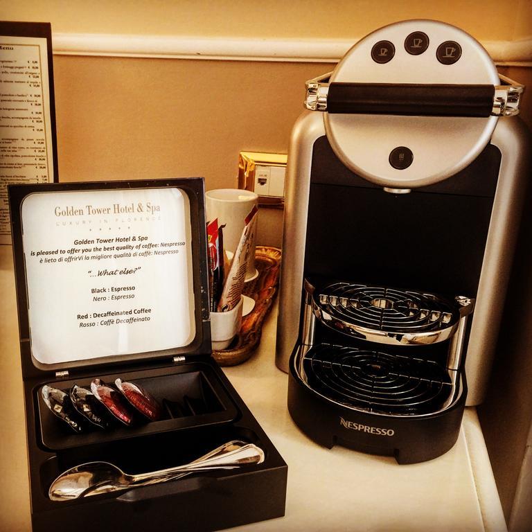 Golden Tower Hotel & Spa Firenze Bagian luar foto A Nespresso coffee machine